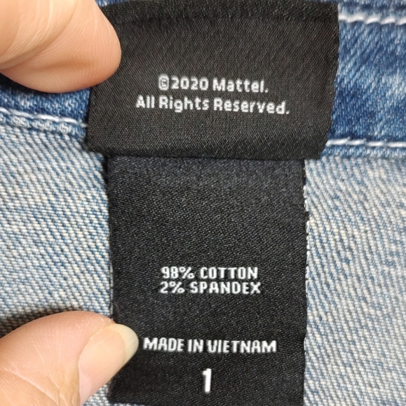 Torrid Barbie Women's Blue Button Down Denim Jacket - Picture 7 of 11